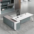 thumbnail image 4 of Meeting Wall Office Desks Boss Storage Workstation Computer Desks Table Ergonomic Escritorio Esquinero Office Furniture WJ25XP My Lux Decor Round, 4 of 9