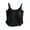 Black, variant on BYHONG Women's Built-In Bra Tank Top - Solid Color Summer Camisole, Womens Blouses & Athletic Sleeveless Layering Top Black L