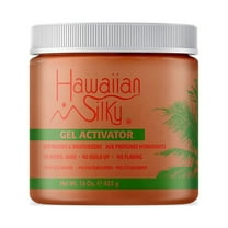 Hawaiian Silky Texturizing Gel Activator, 16oz - Style and Moisturize Dry and Damaged Hair - Good on Men, Women & Kids