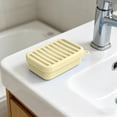 thumbnail image 6 of Silicone Soap Holders with Lid Selfs Draining Soap Dishs for Bathroom Kitchen Non-Slide Bar Soap Container with Cover Travel Soap Case Fast Dryin, 6 of 6