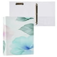 thumbnail image 3 of Hibiscus Blooms 12.4x10.6in PVC Round Ring Binder, D-Ring 3-Hole, Metal Clip, 200 Sheets, 3 of 10