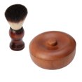 thumbnail image 2 of Bol de Rasage pour Hommes, Ensemble de Brosses à Barbe pour Soins du Visage, 2 of 8