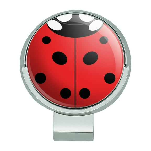 Lady Bug Ladybug Insect Golf Hat Clip With Magnetic Ball Marker