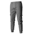 thumbnail image 4 of Utoimkio Men's Cargo Pants Lightweight Loose Fit Jogger Pants Casual Outdoor Hiking Pants Cargo Sweatpants with Pockets, 4 of 7