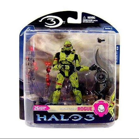 McFarlane Halo Series 3 Spartan Soldier Rogue Armor Action Figure