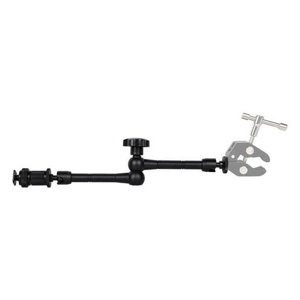 Brazo ajustable con abrazadera Super Clamp, montaje con tornillo de 1/4", para monitor LCD con linterna 11 pulgadas