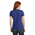 thumbnail image 3 of Hanes Womens Nano-T V-Neck T-Shirt, XL, Deep Royal, 3 of 4