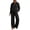 Black, variant on Women's Sweatsuits 2 Piece Outfits Lounge Sets | Cozy Airport Outfits,Casual Sweat Sets for Fall And Winter,Half Zip Pullover And Baggy Sweatpants with Pockets QURATI