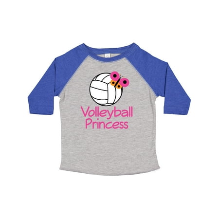 

Inktastic Volleyball Butterfly Princess Gift Toddler Toddler Girl T-Shirt
