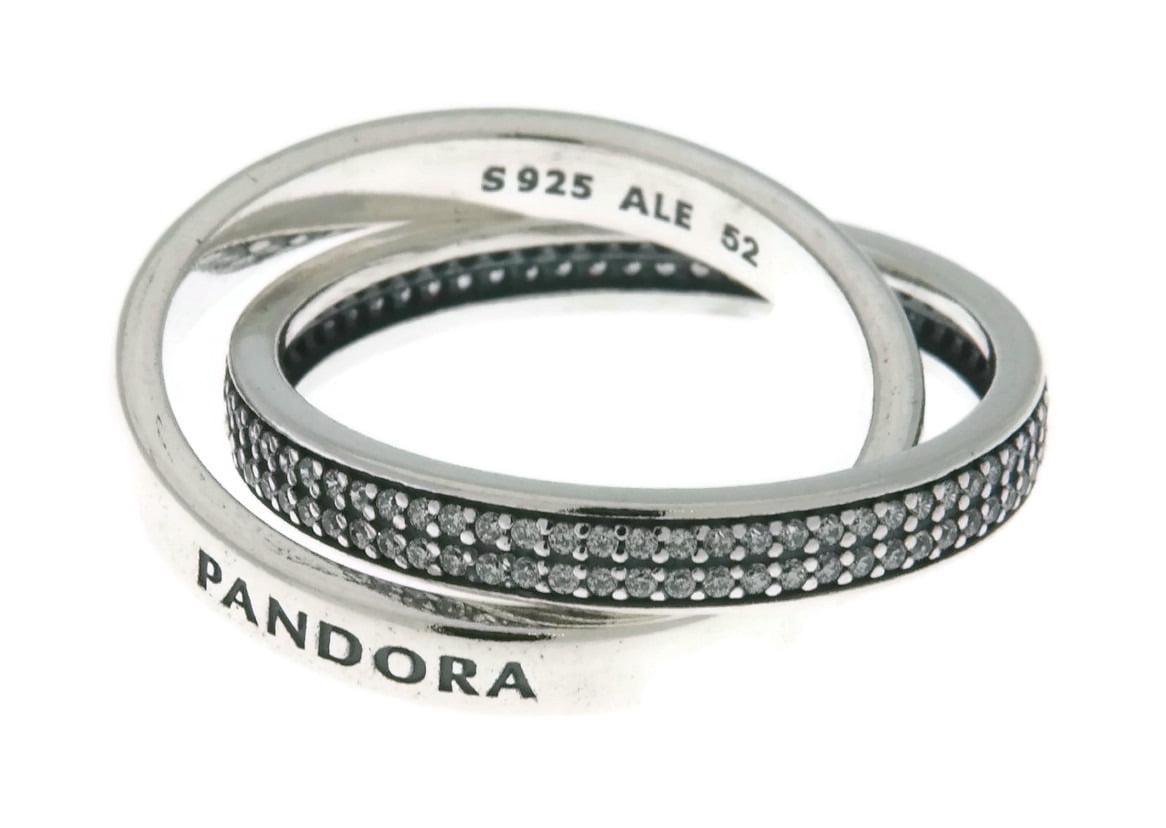 Authentic PANDORA Promise Ring, Clear CZ 196547CZ56 EU 7.5 US