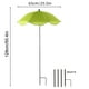 thumbnail image 2 of Sombrilla grande para jardín, sombrilla con soporte para plantas, protección solar, protección contra la lluvia, plantas en maceta de exterior, diseño duradero, jardinería doméstica, protección contr, 2 of 9
