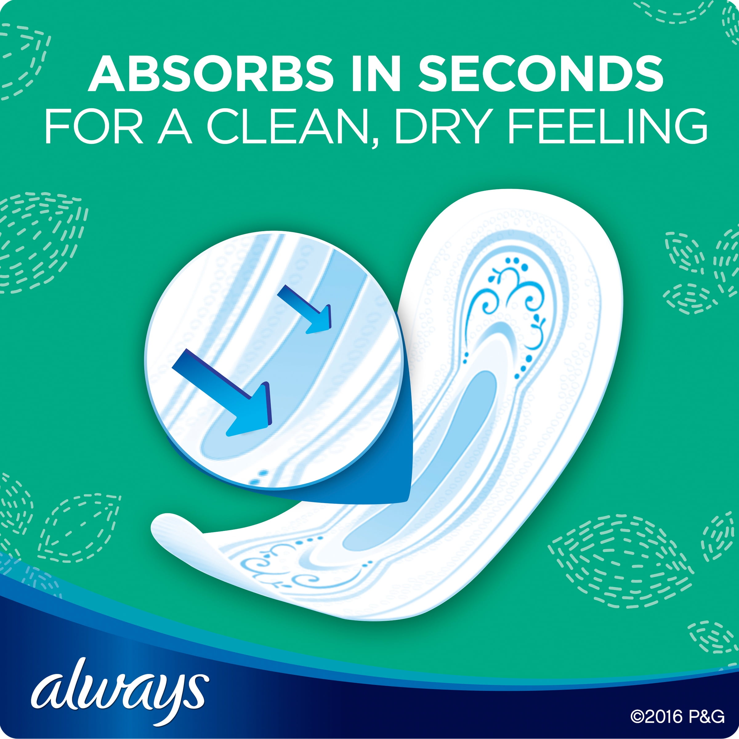 Always Ultra Thin Long Super Pads with Flexi-Wings 88 ct Pack