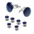 thumbnail image 1 of Juego De Gemelos Y Tachuelas Botao Para Camisas De Esmoquin Boda De Negocios, 1 of 2