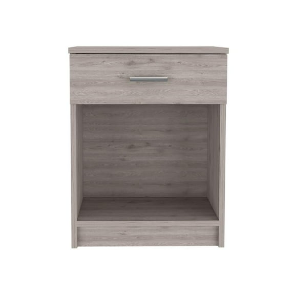 FM FURNITURE Pictor Nightstand Light Gray made of Engineered Wood