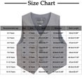 thumbnail image 5 of Ceisia Boys' Solid Color Formal Suit Vest, Sleeveless Buttoned Waistcoat for Kids Red 5 Years Gifts, 5 of 5