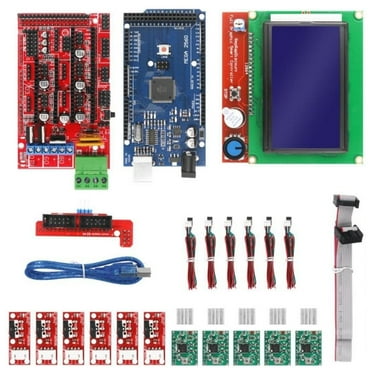 DIY CNC 3D Printer Kit for Mega 2560 Controller, LCD 12864, A4988 Drivers for Hobbyists