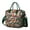Dark-green-46, variant on Floral and Bee Print Insulated Lunch Tote - Leakproof & Waterproof Bag for Daily Use, Multi-Pocket