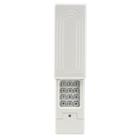 Chamberlain KLIK2U-P2 White Universal Garage Door Wireless (Best Garage Door Keypad)