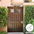 thumbnail image 4 of Pestillo de cerradura de puerta corredera de acero inoxidable engrosado, fuerte y duradero con orificio para candado, baño, cocina, jardín, dormitorio, gabinete, exterior, interior, 12 cm (1 unidad), 4 of 5