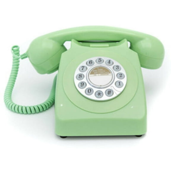 GPO Retro GPO746DPBGR 746 Desktop Push Button Telephone - Green