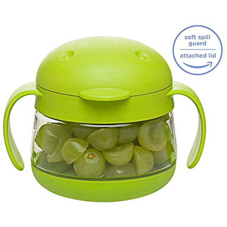  Ubbi Tweat No Spill Snack Container for Kids, BPA-Free, Toddler  Snack Catcher, Blue : Baby
