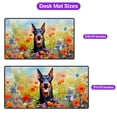 thumbnail image 5 of Welcome Spring Summer Doberman Pinscher Portrait Flower Blue Sky Desk Mat Full Keyboard Mouse Pad Doberman Dog Lover Gifts Large Mousepad - 12001, 5 of 5