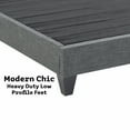 thumbnail image 4 of AC Pacific Twin Size Platform Bed Frame 13" Height with Fabric Upholstery, Sturdy Wooden Slats No Box Spring Needed Easy to Assemble, Grey, 4 of 4