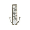 thumbnail image 2 of Command™ Double Hook 17036BN-2EF, Brushed Nickel, 2 Hooks/2 Strips/Pack, 2 of 7