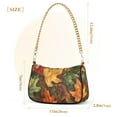 thumbnail image 3 of FORMRS Womens Shoulder Bag with Chain Strap Clutch Purse Cute Tote Handbag, Colorful Autumn Leaves, 3 of 7
