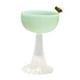 thumbnail image 2 of Vasos para beber, lindos tazones de helado con base para restaurantes, jugos, bebidas y ensaladas. Base transparente verde, 2 of 6