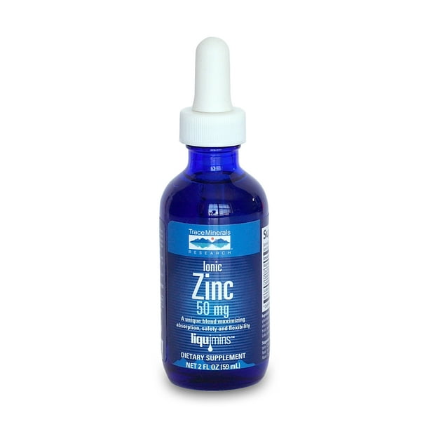 Trace Minerals Liquid Ionic Zinc 50mg, 2 Oz