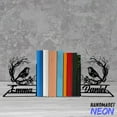 thumbnail image 2 of Handmadetneonsign Birds On Branch Metal Bookends, Bird Name Bookend, Bird Table Bookshelf Decor 042532, 2 of 4
