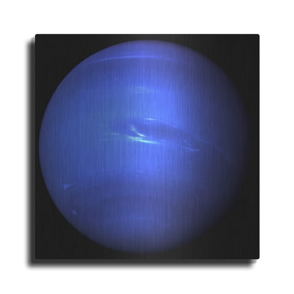 Luxe Metal Art 'Planet Neptun' by Luxe Portfolio, Metal Wall Art, 24"x24"
