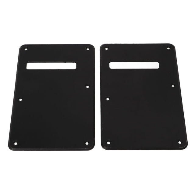 Guitar Pickguard, PVC 2Pcs Effective Protection Electric Guitar Backplate Generous for Music Instrument White,Beige,Black