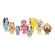 Bluey Neighborhood Friends 8 Pack, 2-2.5 Inch Articulated Figures, Toys for Kids 3-6 Years