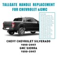 thumbnail image 3 of Dunhil - Manija Y Bisel Para Portón Trasero Para Chevy Silverado Gmc Sierra 1500 1500Hd 2500Hd 2500 3500 1999-2007 15997911 15228539 15228541 15228540 Con Clips De Varilla, 3 of 5