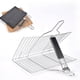 thumbnail image 5 of Yuarrent Cesta para asar plegable extraíble, cesta para asar barbacoa para cocinar al aire libre multifuncional y resistente Kits de desorden para acampar, 5 of 6