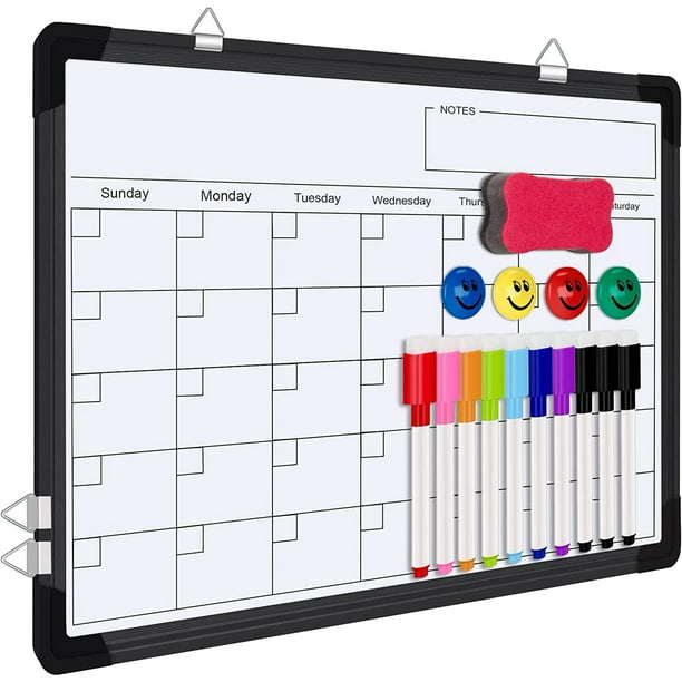 Dry Erase Whiteboard Calendar, White Board Dry Erase Calendar
