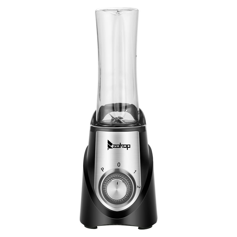 Dropship 120V 350W 600ml Plastic 2*600ml Three-speed Mechanical Personal  Size Blenders/Mini Blenders Black to Sell Online at a Lower Price