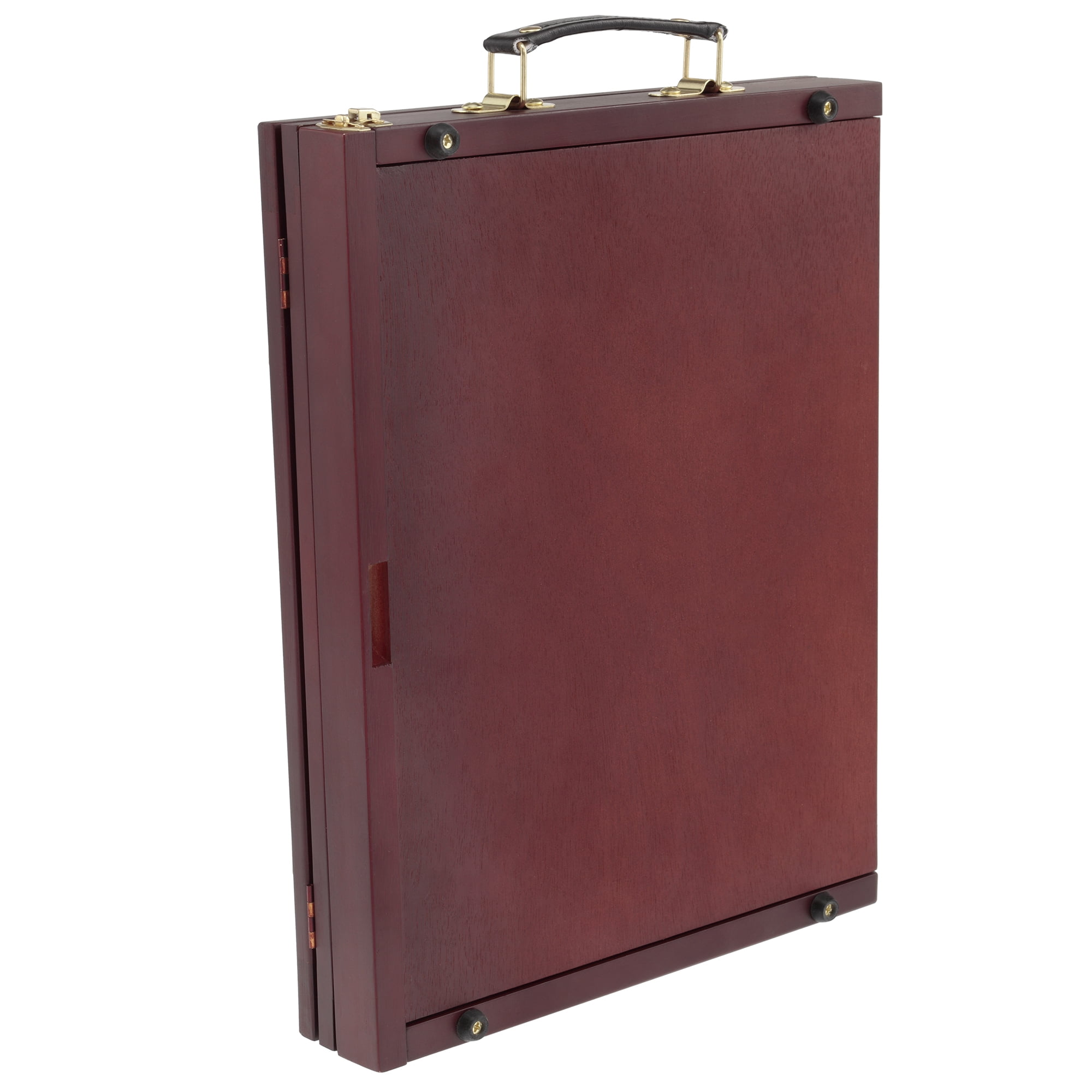 SoHo Urban Artist Wooden Desk Easel & Drawing Stand – Foldable, LightWeight Drawing Table - Mahogany Finish Painting Easel