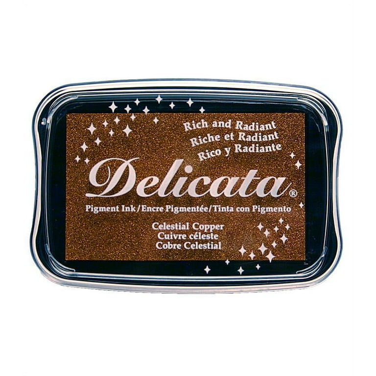 Delicata Pigment Inker Silvery Shimmer 15ml (05RC192) - B.V