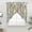 Yellow, variant on Butterflies Flowers Swag Curtains for Kitchen/Bedroom/Living Room, Vintage Geometric Colorful Glass Floral Scalloped Curtains 63 Inch Long, Window Swag Topper Curtains Valances 2 Panels Set 36"x63"