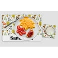 thumbnail image 3 of Printtoo Personalized Placemat & Coaster Set For Kids Toddlers,Birthday Gift For Boys,Gift For Girls,Animals-8x11.5 Inch, 3 of 5