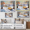 thumbnail image 4 of Designart "Winter Auto Allure" Car/Van Floater Framed Wall Art Prints, 4 of 5