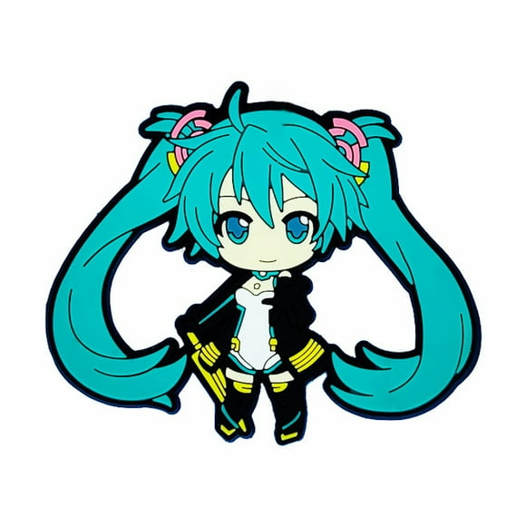 Imán para nevera Hatsune Miku Anime (PVC, 6 x 6 cm)