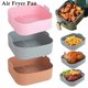 thumbnail image 2 of Bandeja de silicona para freidora de aire, cesta de silicona para Pizza, pollo frito, sartén reutilizable, herramienta para hornear de cocina, 2 of 4