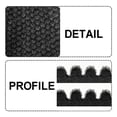 thumbnail image 2 of EvridWear Exfoliating Dual Texture Bath Gloves for Shower, Spa, Massage and Body Scrubs, Dead Skin Cell Remover, Gloves with Hanging Loop (1 Pair Black Heavy Glove), 2 of 8