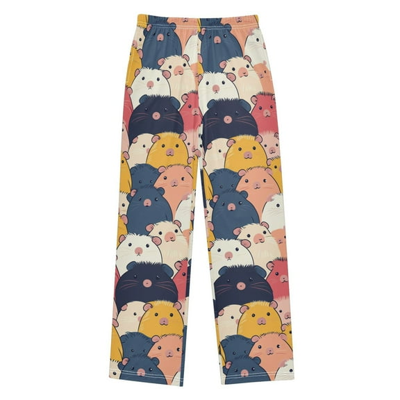 joogoo Cartoon Capybara Pajama Pants Pj Bottoms Sleepwear Lounge L