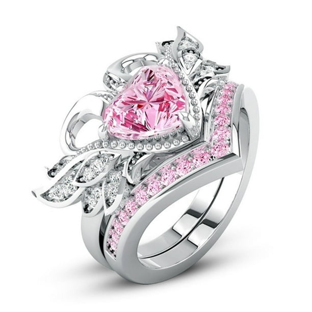 Luxury Aristocratic Elegant And Beautiful Female Swan Crown Ring Fine Jewelry Walmart