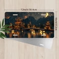 thumbnail image 2 of License Plate, Nighttime Pagoda Scenery Decorative Front,Personalized Stainless Steel License Plate Cover For Men Women,12.2" X 6.2", 2 of 6